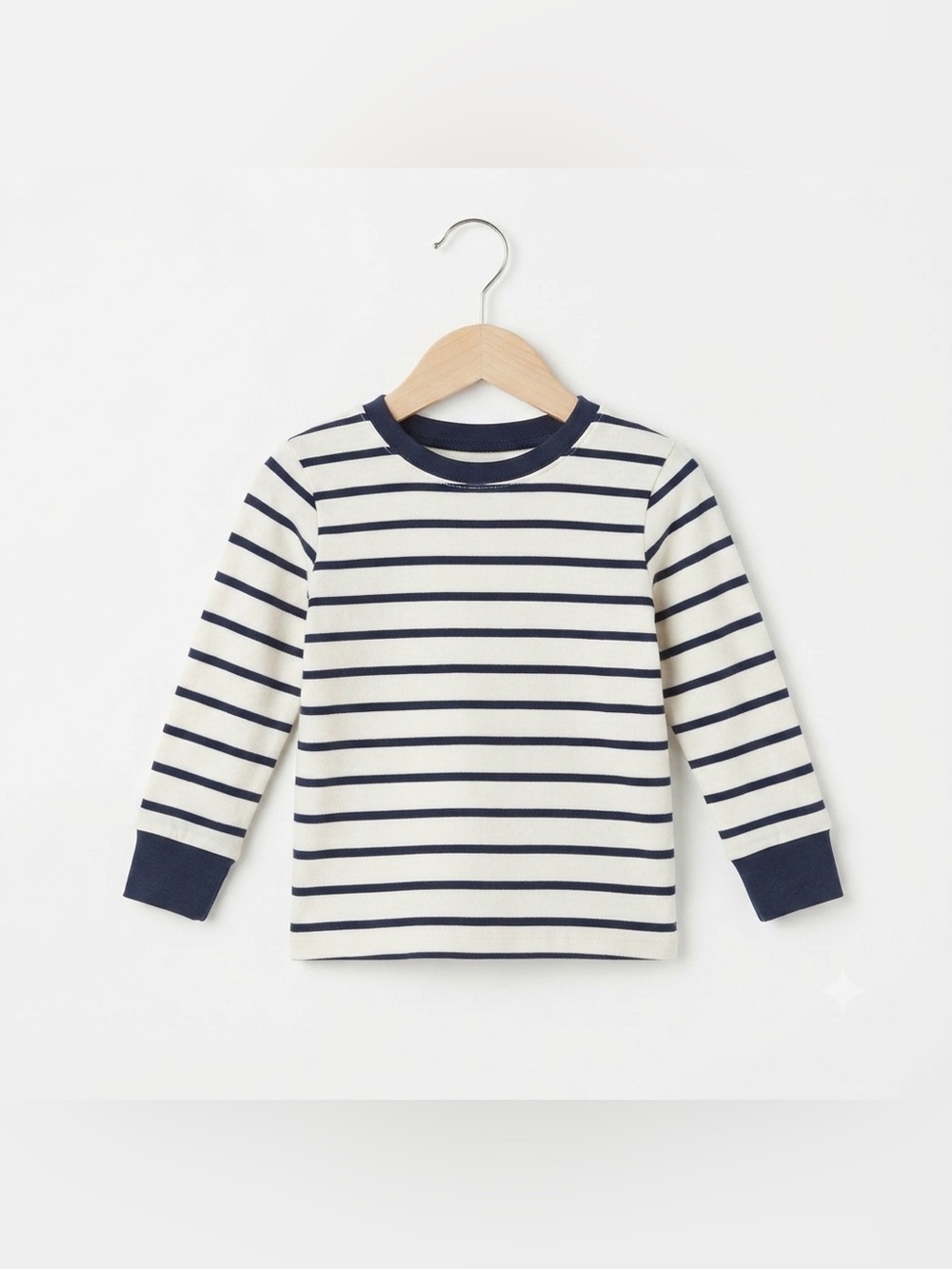 3/$20 Carter’s Long Sleeve Tee Navy White Stripes 2T